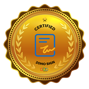 Zoho Sign Badge 2025