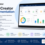 Delveio Consulting providing Zoho Creator implementation services including custom app development, workflow automation, third-party integrations, deployment, and support.